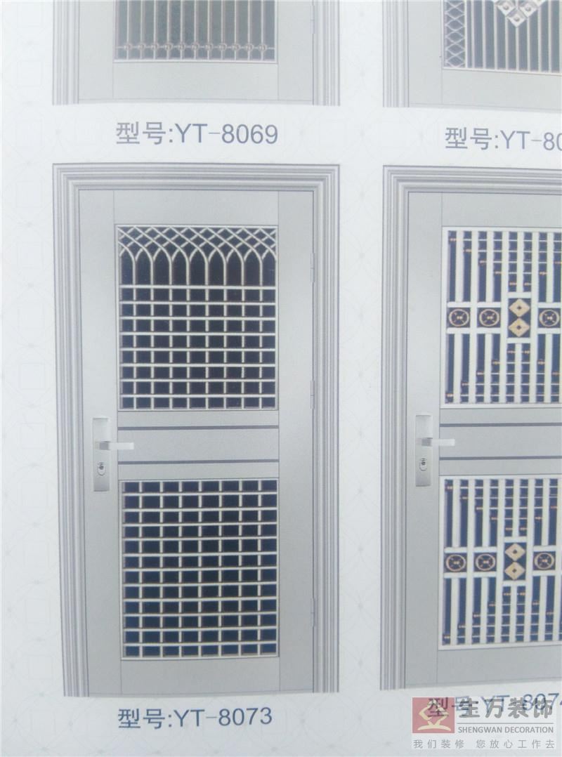 廣州防盜門生產廠家，廣州不銹鋼門工廠，廣州不銹鋼防盜門批發，此款不銹鋼門型號：TY-8073
