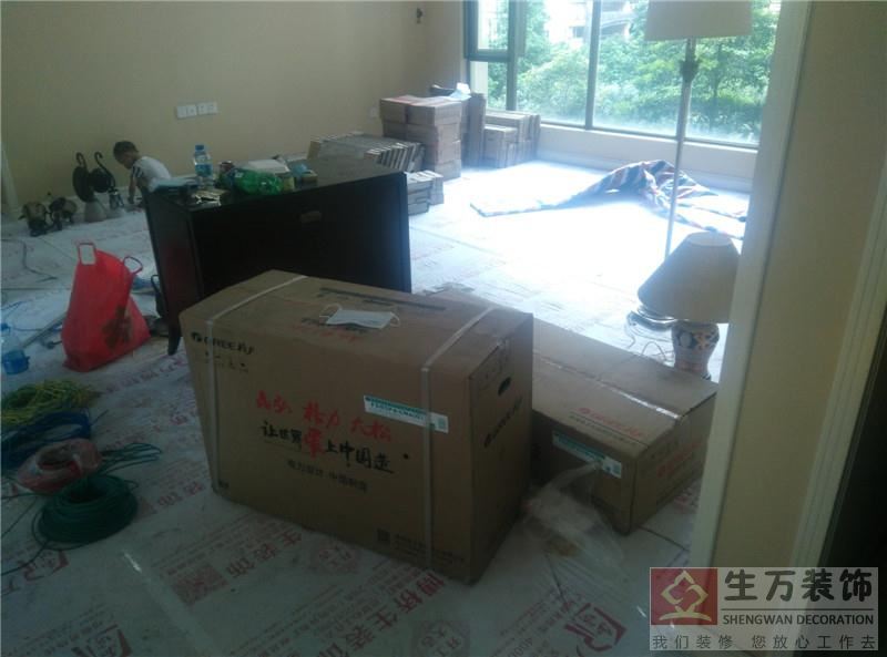 廣州裝修設計_本案例265平方裝修戶型，選購鷹牌品牌瓷磚，格力空調。